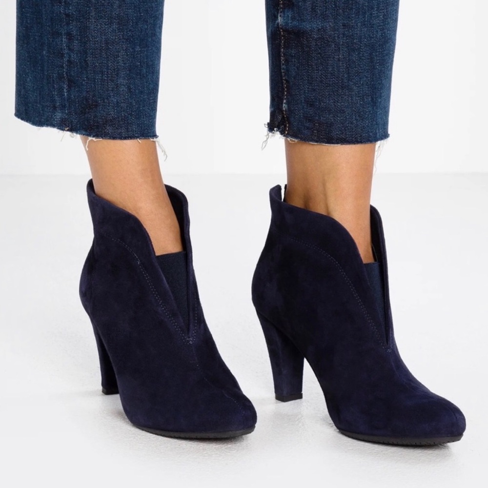 NWT Blue Carvela by Kurt Geiger ‘Rida High Heeled Ankle Boot - 7.5